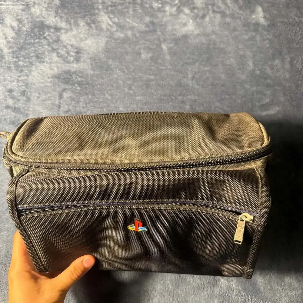 Vintage Sony PlayStation Official Console Carrying Case Messenger Bag